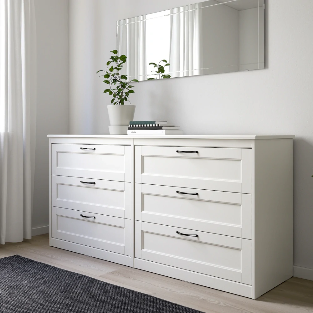 Ikea muebles de almacenamiento y organización serie hemnes