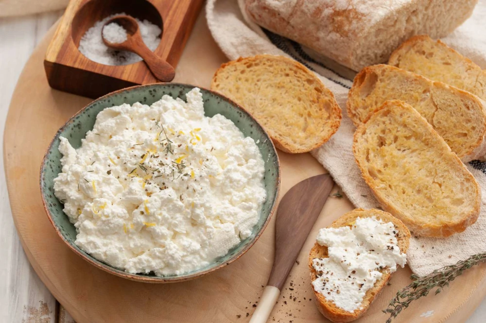 Queso ricotta casero