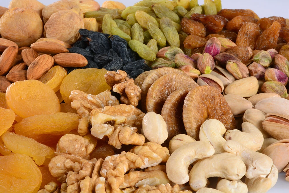 Ingredientes para hacer queso casero nueces y frutas secas