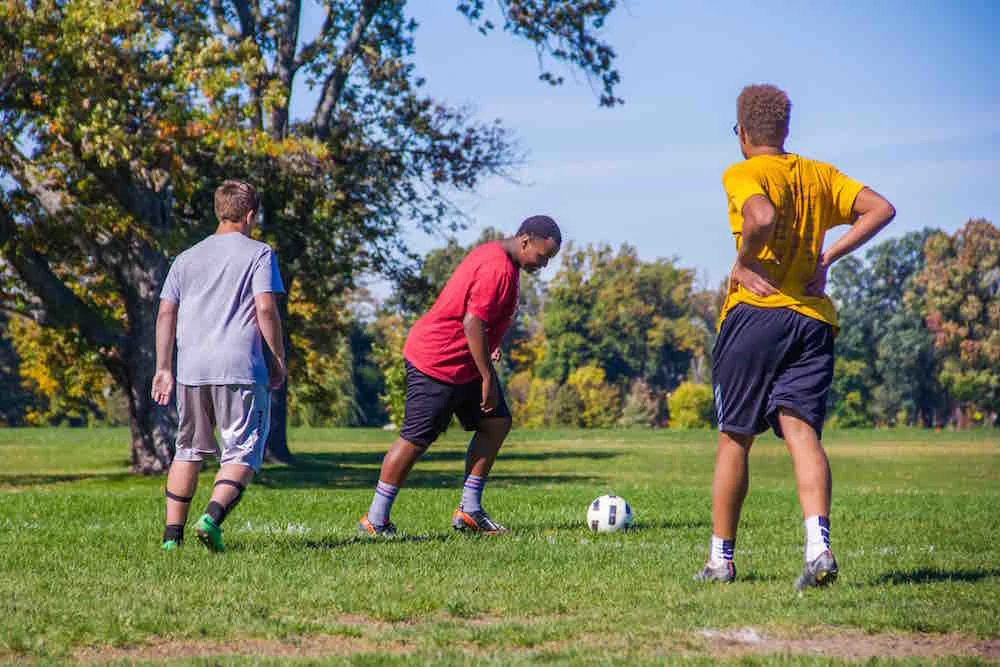 Deportes en un día de campo