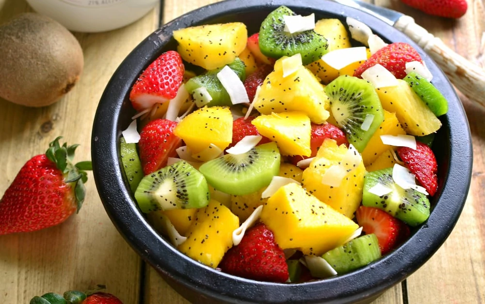 Ensalada de frutas tropicales